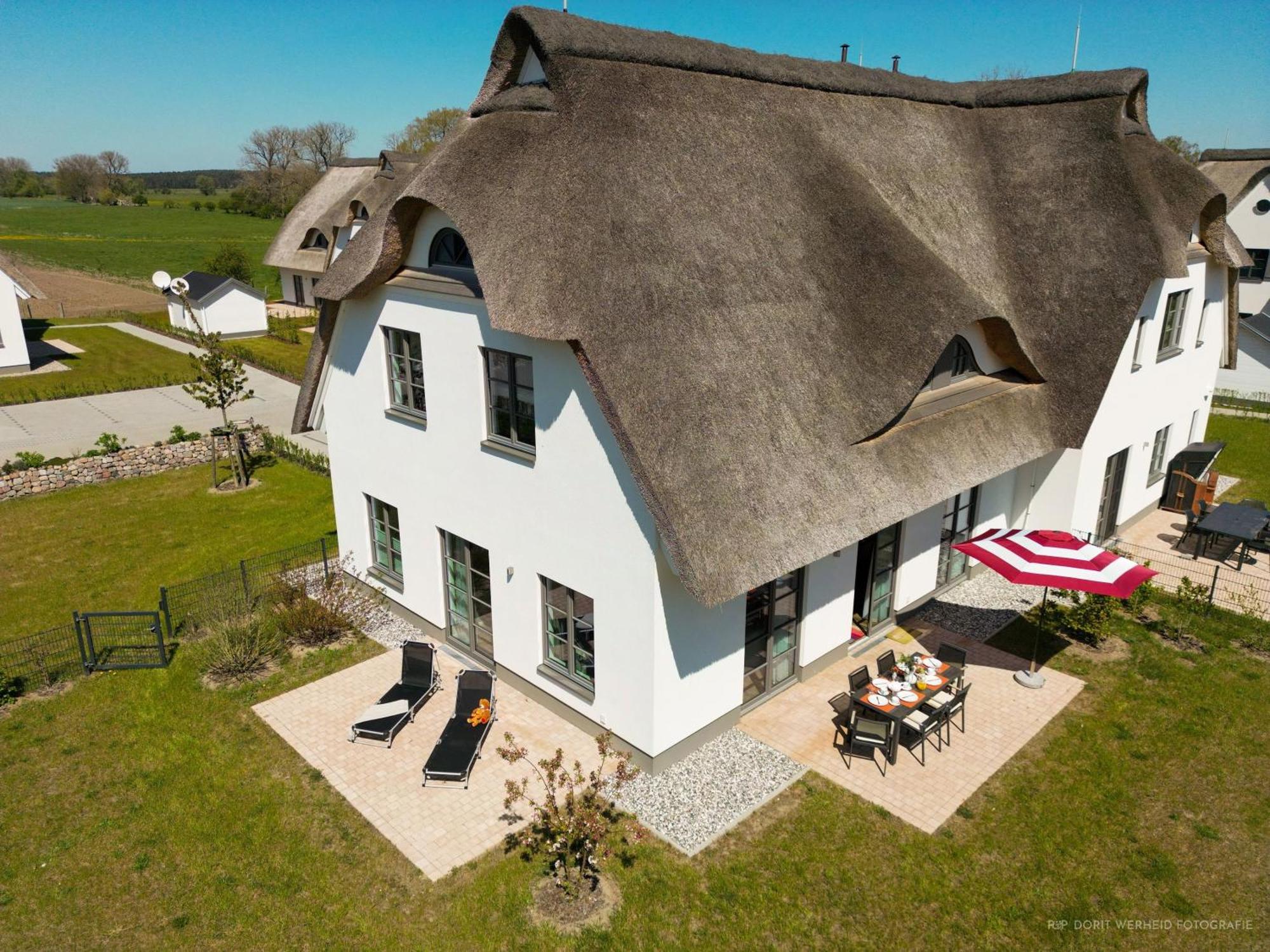 Vila Inseldomizil Stolpe - Urlaub Unter Reet Auf Usedom Stolpe auf Usedom Exteriér fotografie