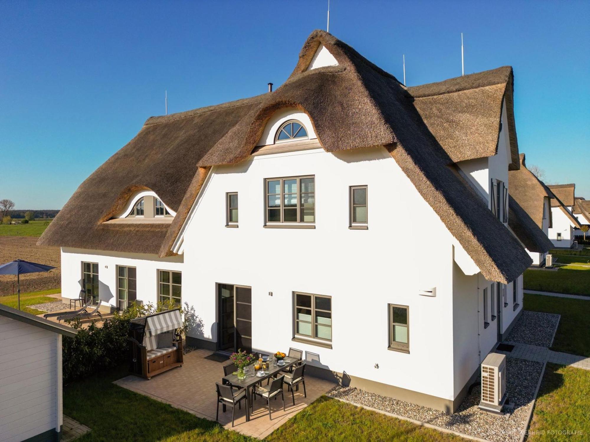 Vila Inseldomizil Stolpe - Urlaub Unter Reet Auf Usedom Stolpe auf Usedom Exteriér fotografie