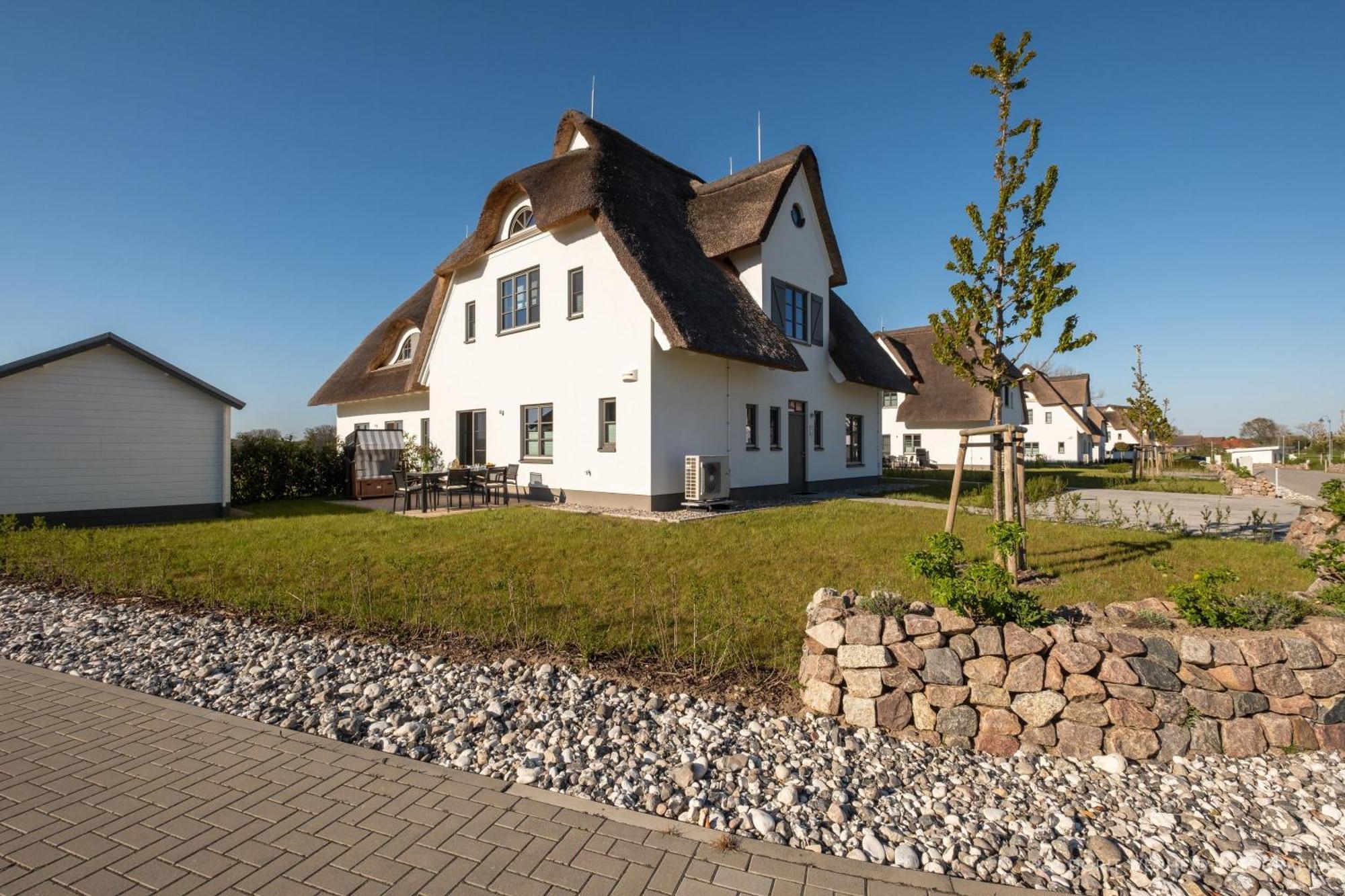 Vila Inseldomizil Stolpe - Urlaub Unter Reet Auf Usedom Stolpe auf Usedom Exteriér fotografie