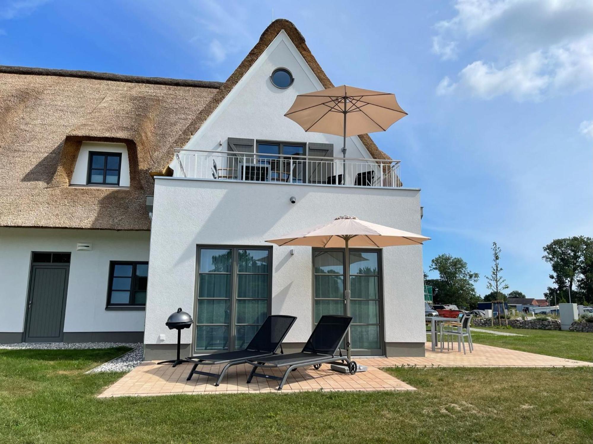 Vila Inseldomizil Stolpe - Urlaub Unter Reet Auf Usedom Stolpe auf Usedom Exteriér fotografie