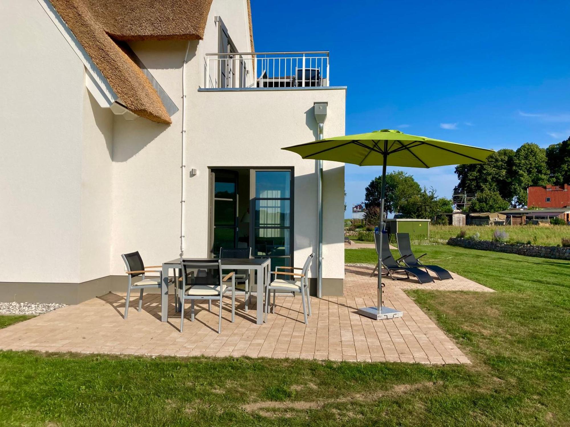 Vila Inseldomizil Stolpe - Urlaub Unter Reet Auf Usedom Stolpe auf Usedom Exteriér fotografie